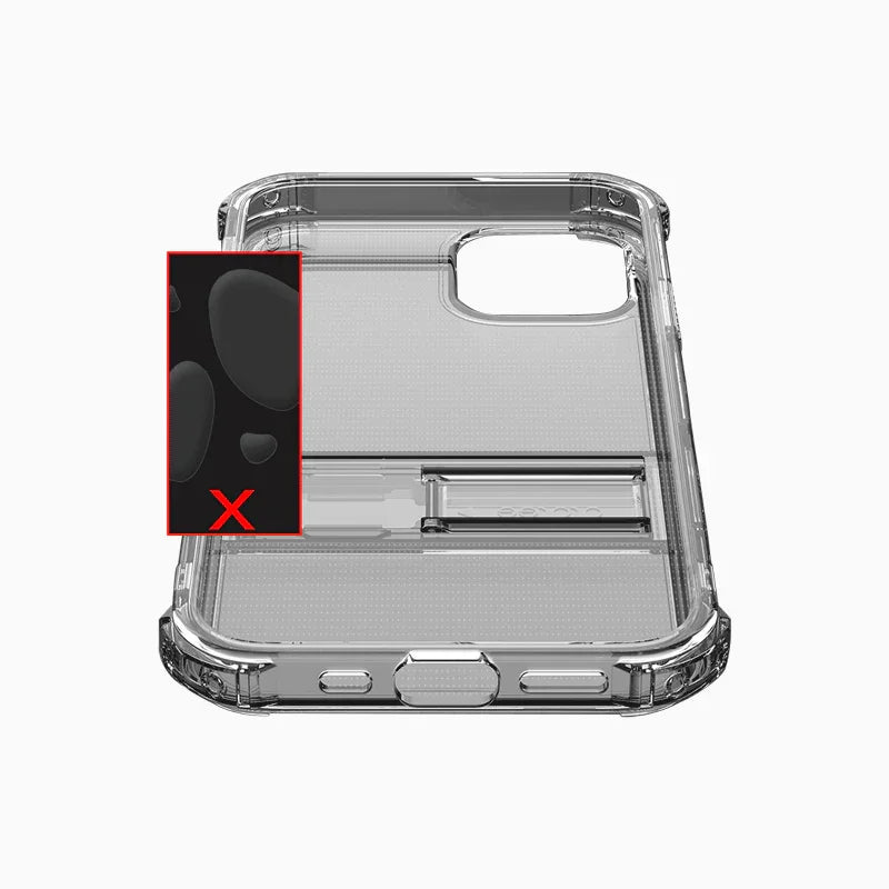 Araree Mach Stand Case For iPhone 12 & 12 Pro - Glitter Clear - Tashqila Araree Mach Stand Case For iPhone 12 & 12 Pro - Glitter Clear - Tashqila